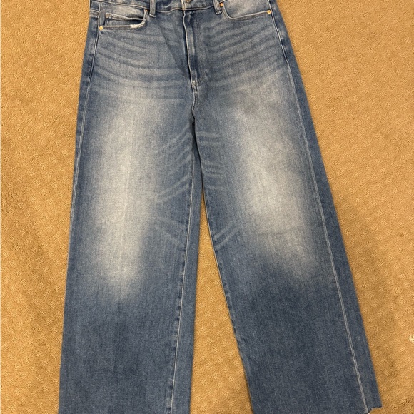PAIGE Mesmerize Blue Wide Leg Jeans size 30 - Picture 9 of 10